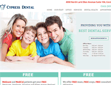 Tablet Screenshot of covinadentaloffice.com